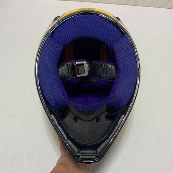 HJC CL-X3SN Dirt Bike Helmet Size Medium Yellow Off Road ATV Snowmobile - Picture 9 of 14